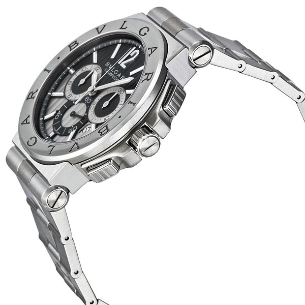 IMG_9085 Bvlgari 101880 Diagono Mens Automatic Stainless Steel Replica 2