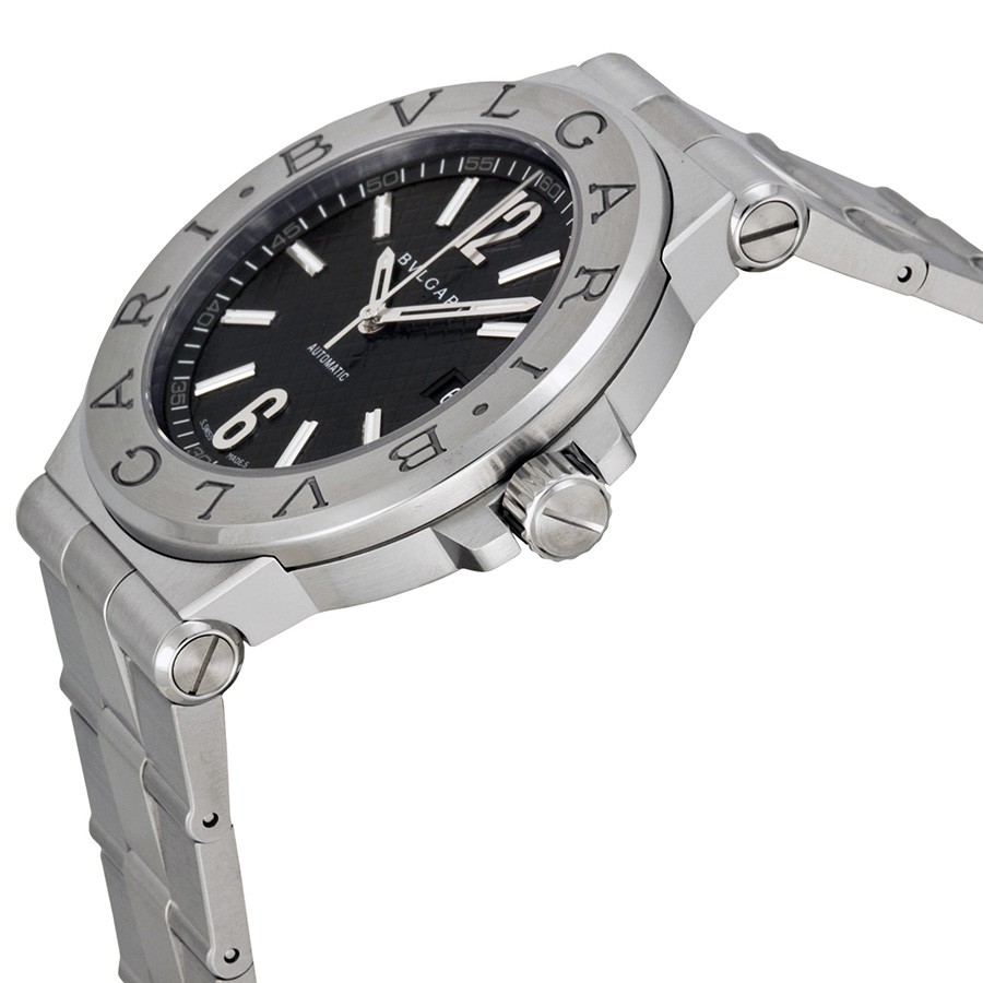 IMG_9085 Bvlgari DG40BSSD Diagono Mens Automatic Stainless Steel Replica 2