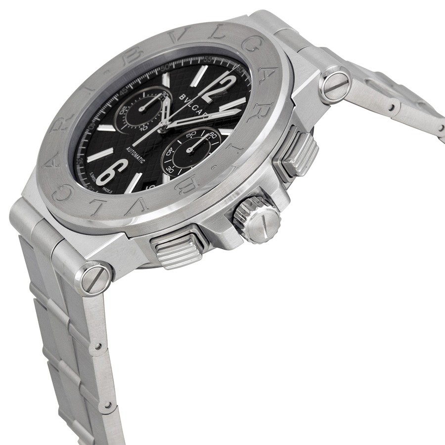 IMG_9085 Bvlgari DG40BSSDCH Diagono Mens Automatic Stainless Steel Replica 2