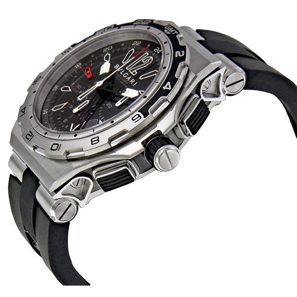 Bvlgari DP45BSTVDCH/GMT Diagono Mens Automatic Stainless Steel Replica 2