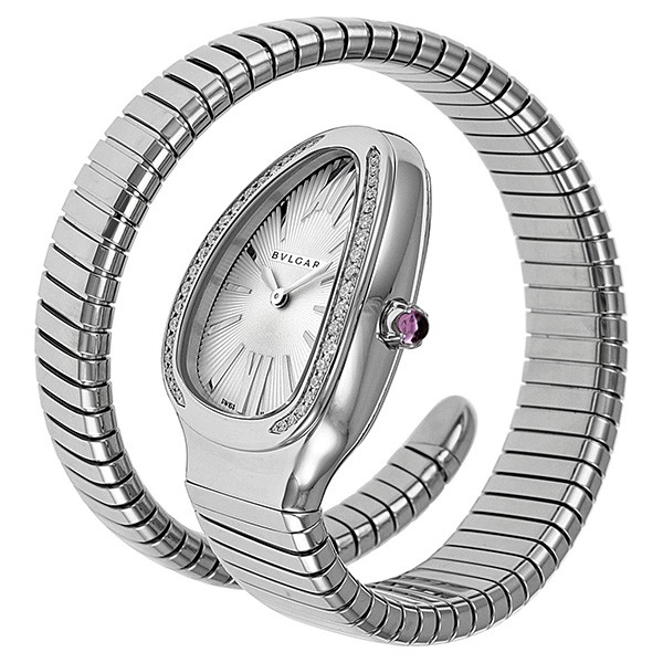IMG_9085 Bvlgari 101816 SP35C6SDS.1T Serpenti Ladies Quartz Stainless Steel Replica 2