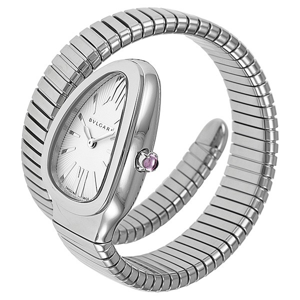 IMG_9085 Bvlgari SP35C6SS-1T Serpenti Ladies Quartz Stainless Steel Replica 2