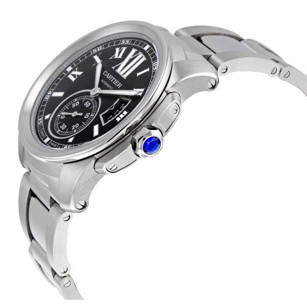 IMG_9085 Cartier W7100016 Calibre de Cartier Mens Hand Wind Stainless Steel Replica 2