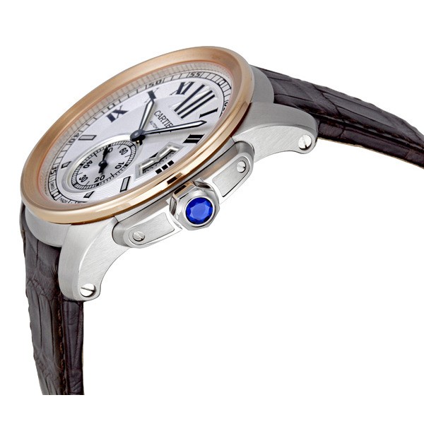 IMG_9085 Cartier W7100039 Calibre de Cartier Mens Hand Wind Stainless Steel Replica 2
