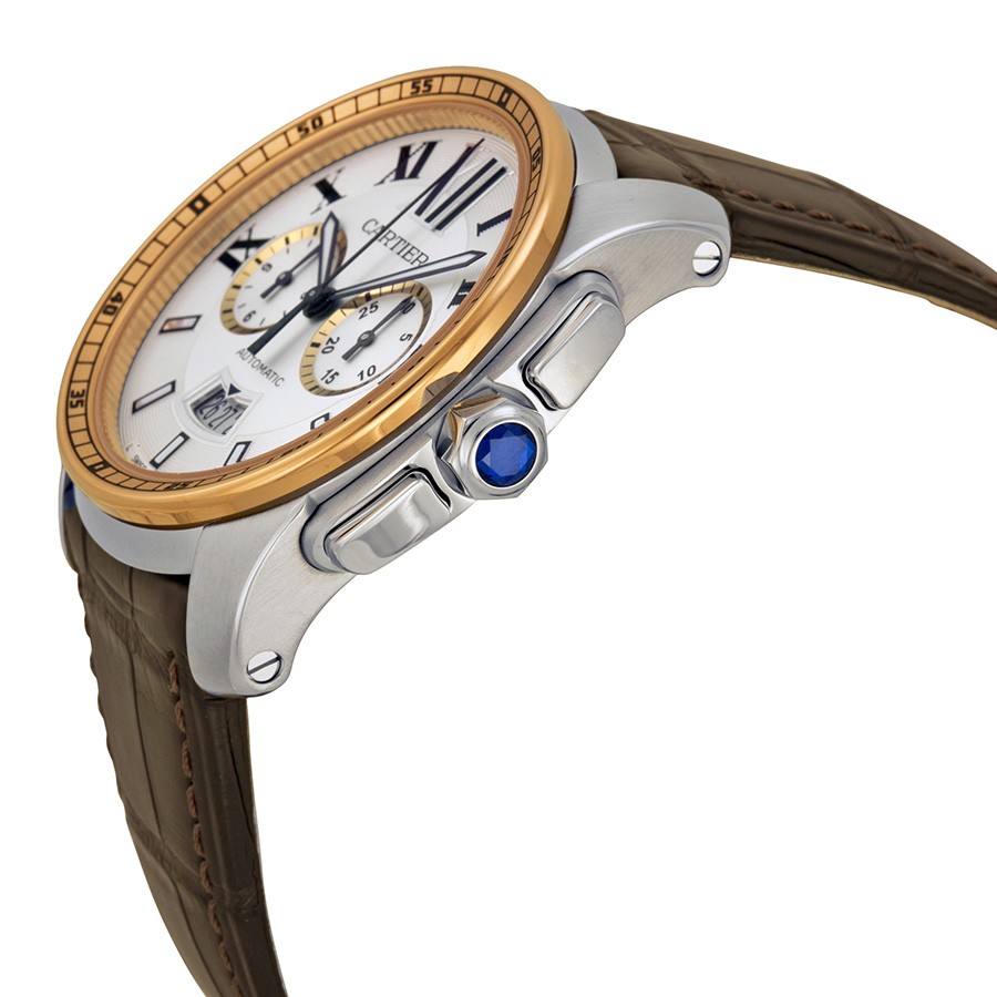 Cartier W7100043 Calibre de Cartier Mens Automatic Stainless Steel Replica 2