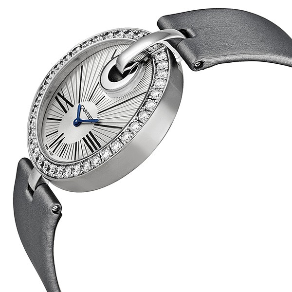 IMG_9085 Cartier WG600012 Captive de Cartier Ladies Quartz 18kt White Gold Replica 2