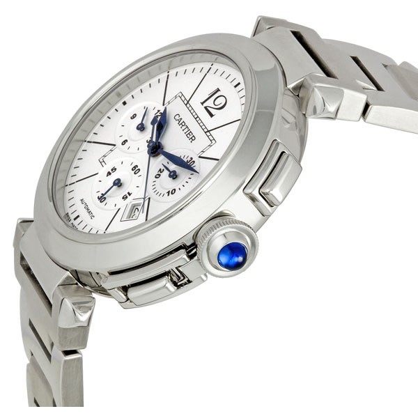 IMG_9085 Cartier W31085M7 Pasha de Cartier Mens Automatic Stainless Steel Replica 2
