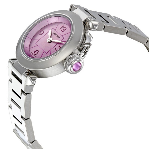 IMG_9085 Cartier W3140023 Pasha de Cartier Ladies Quartz Polished Stainless Steel Replica 2