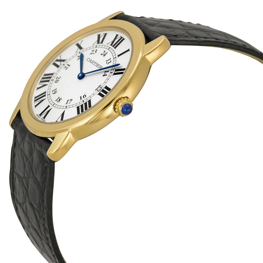 IMG_9085 Cartier W6700455 Ronde Louis Cartier Mens Quartz 18kt Yellow Gold Replica 2