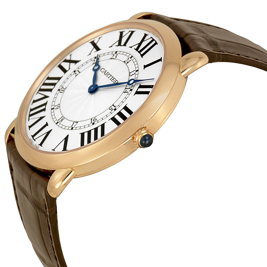 IMG_9085 Cartier W6801004 Ronde Louis Cartier Mens Automatic 18k Rose Gold Replica 2