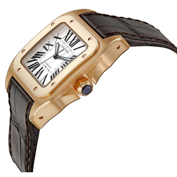 IMG_9085 Cartier W20108Y1 Santos de Cartier Ladies Automatic 18kt Pink Gold Replica 2