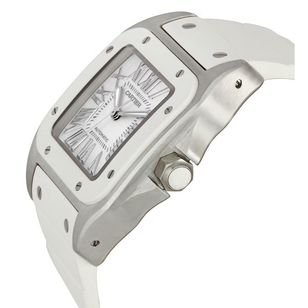 IMG_9085 Cartier W20122U2 Santos de Cartier Ladies Automatic Stainless Steel Replica 2