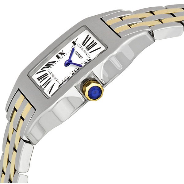 Cartier W25067Z6 Santos de Cartier Ladies Quartz Stainless Steel Replica 2