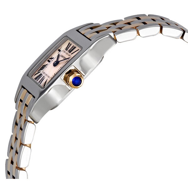 IMG_9085 Cartier W25074Y9 Santos de Cartier Ladies Quartz Stainless Steel Replica 2