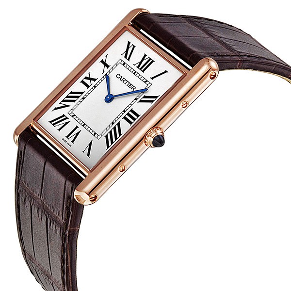 IMG_9085 Cartier W1560017 Tank Mens Hand Wind 18kt Rose Gold Replica 2