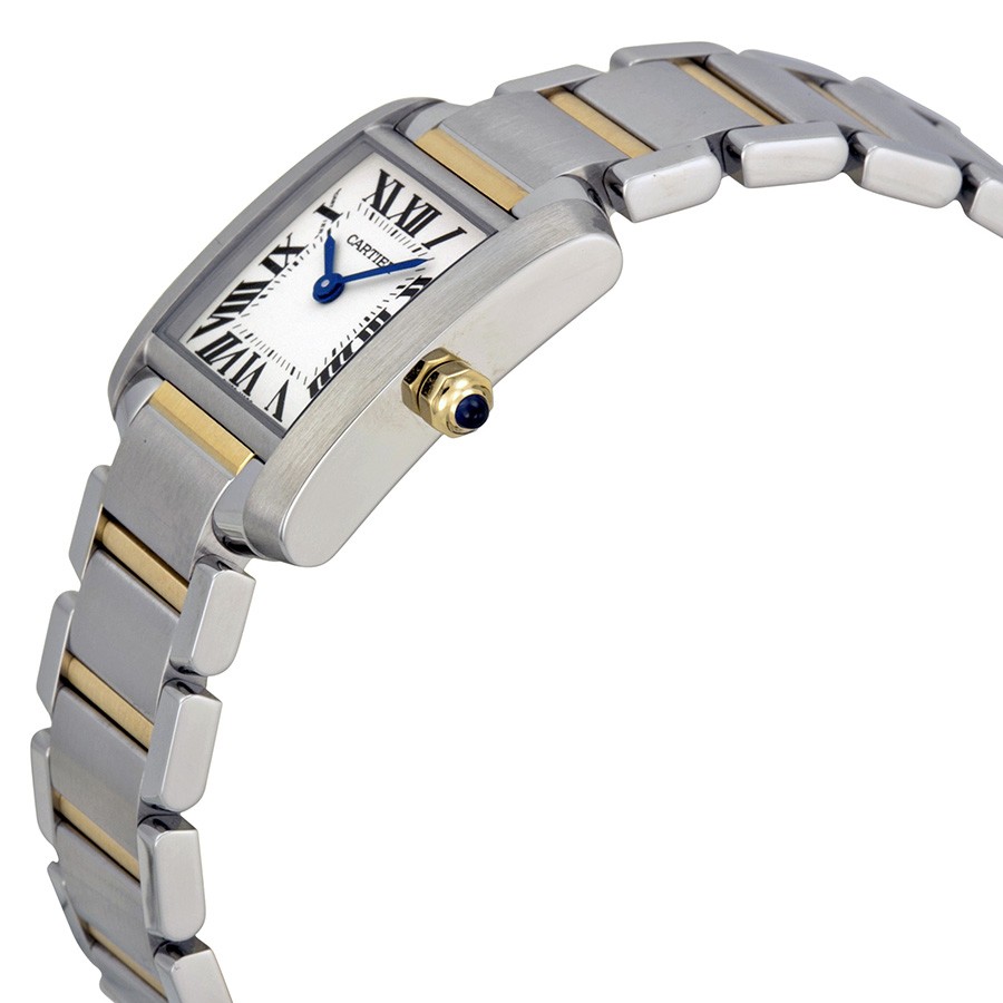 IMG_9085 Cartier W51007Q4 Tank Ladies Quartz Stainless Steel Replica 2