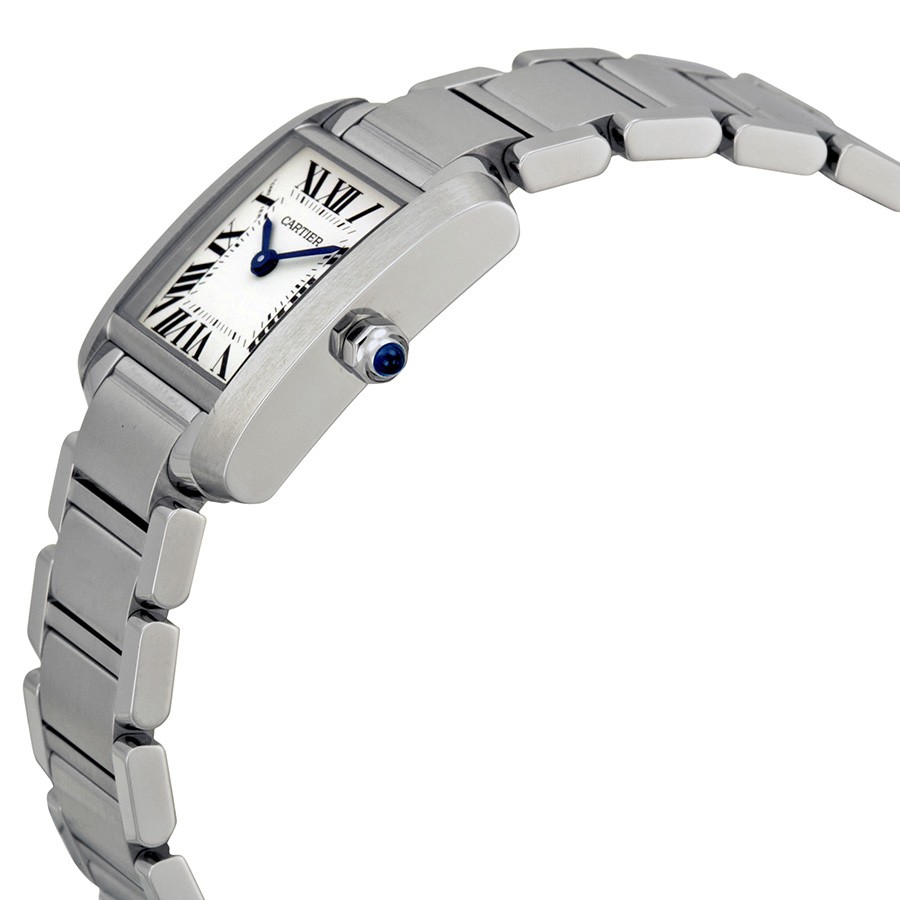 IMG_9085 Cartier W51008Q3 Tank Ladies Quartz Stainless Steel Replica 2