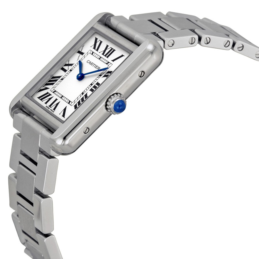 IMG_9085 Cartier W5200013 Tank Ladies Quartz Stainless Steel Replica 2