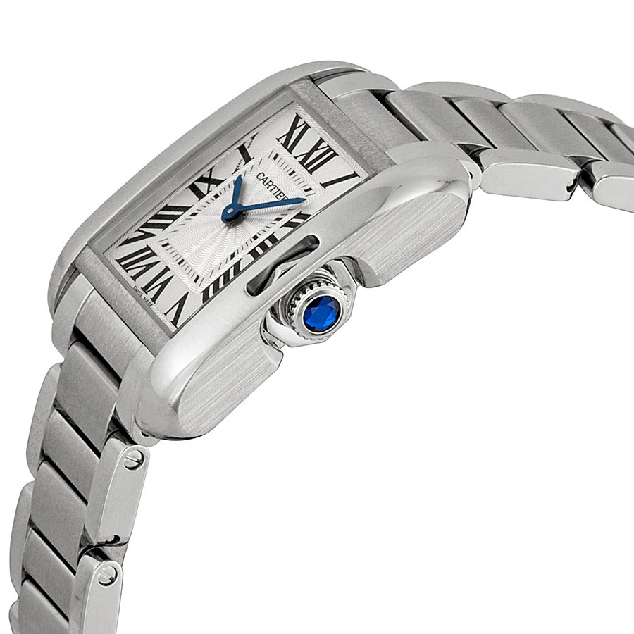 IMG_9085 Cartier W5310022 Tank Ladies Quartz Stainless Steel Replica 2