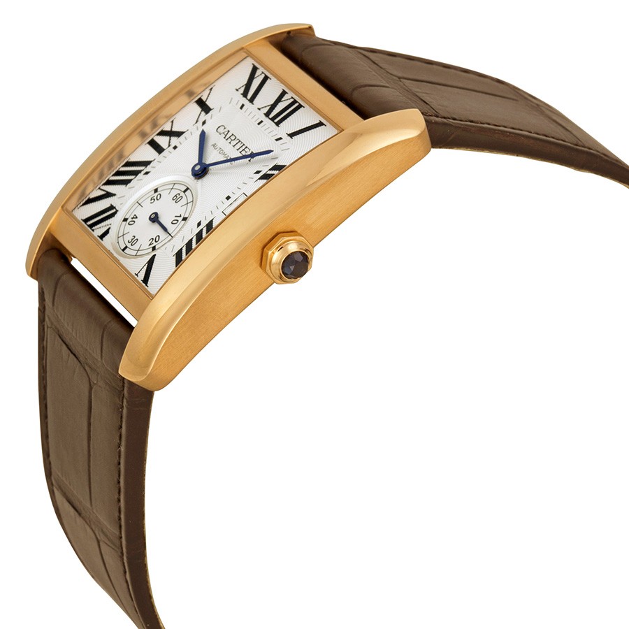 IMG_9085 Cartier W5330001 Tank Mens Hand Wind 18K Pink Gold Replica 2
