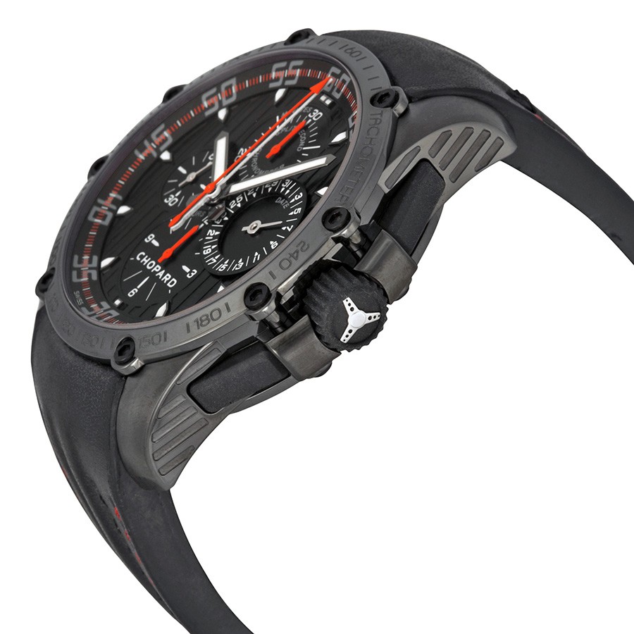 IMG_9085 Chopard 168542-3001 Chrono Mens Automatic Stainless Steel DLC (Diamond Like Carbon) Replica 2