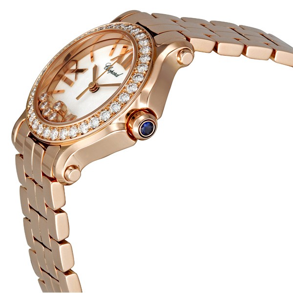 IMG_9085 Chopard 274189-5007 Happy Sport Ladies Quartz 18k Rose Gold Replica 2
