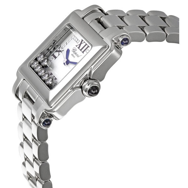 Chopard 278349-3006WHT Happy Sport Ladies Quartz Stainless Steel Replica 2
