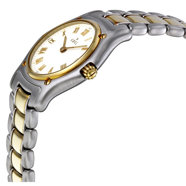IMG_9085 Ebel 1088901/0260C Classic Ladies Quartz Stainless Steel and 18kt Yellow Gold Replica 2