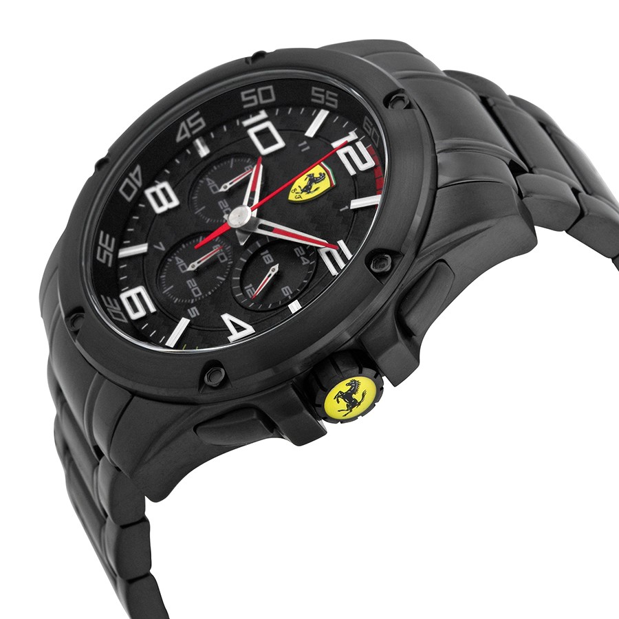 IMG_9085 Ferrari 830033 Mens Quartz Black Ion-plated Stainless Steel Replica 2
