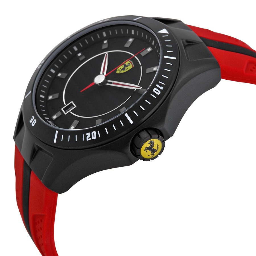 IMG_9085 Ferrari 830080 Mens Quartz Black TR90 Plastic Replica 2