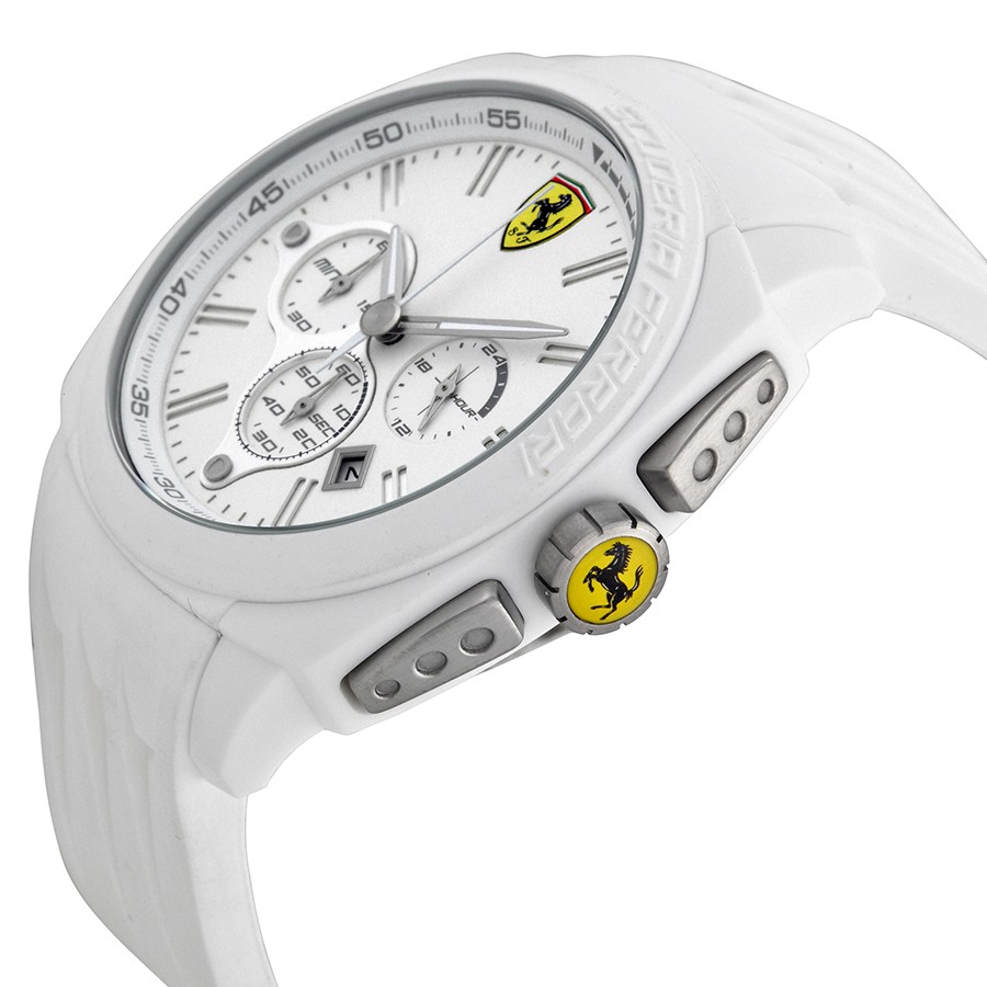 IMG_9085 Ferrari 830119 Mens Quartz White TR90 Plastic Replica 2