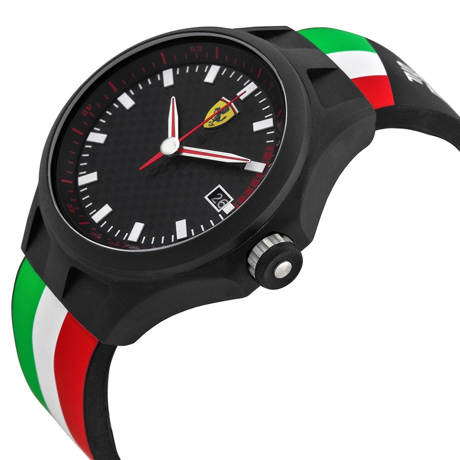 IMG_9085 Ferrari 830131 Mens Quartz Black TR90 Plastic Replica 2