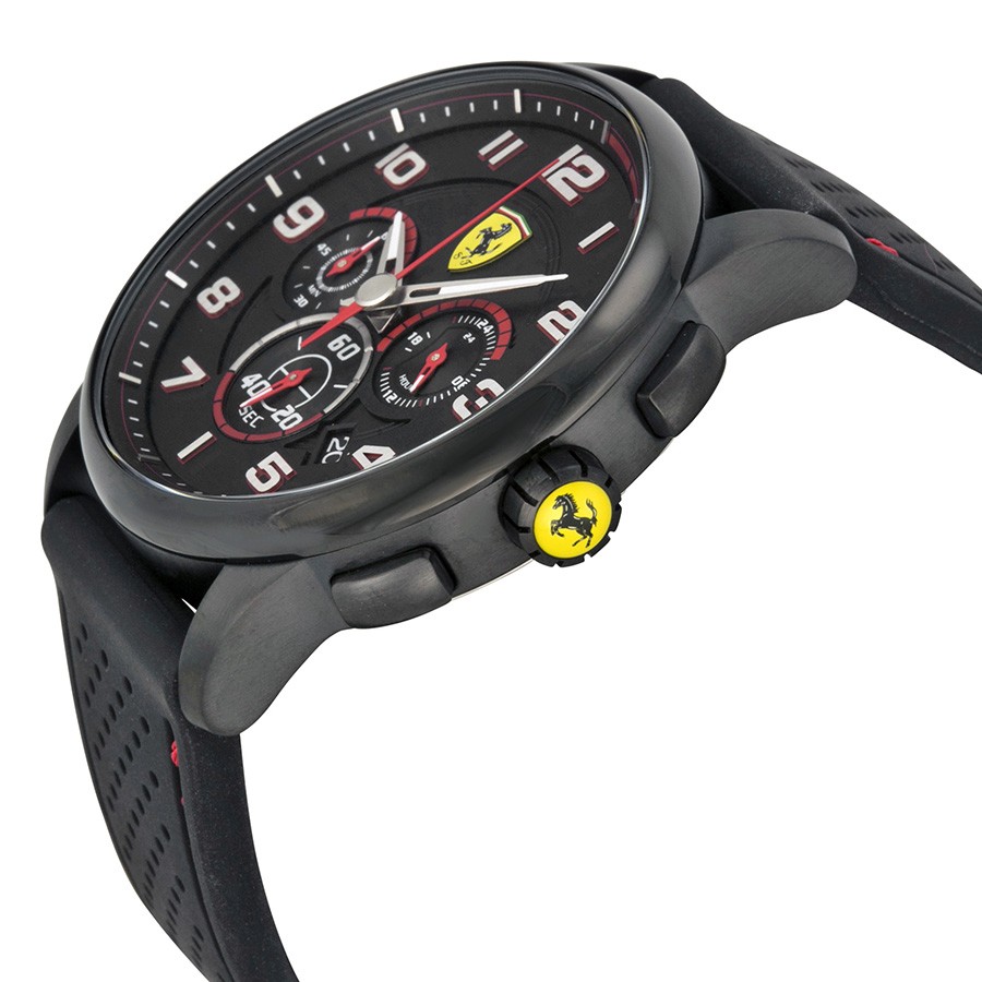 IMG_9085 Ferrari 9315 Mens Quartz Black Ion-plated Stainless Steel Replica 2