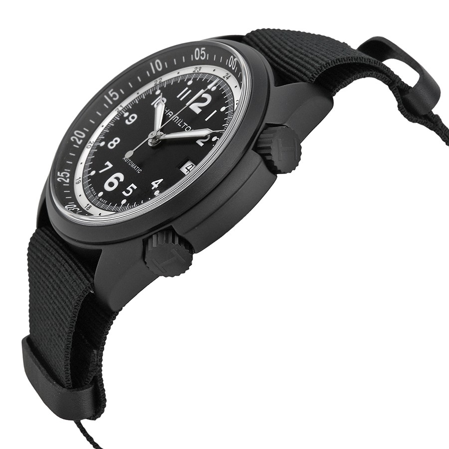 IMG_9085 Hamilton H80485835 Mens Automatic Black Aluminium Replica 2