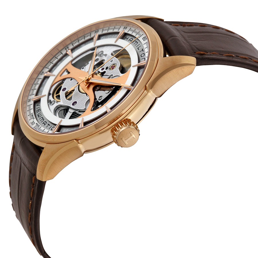 IMG_9085 Hamilton H42545551 Jazzmaster Mens Automatic Rose Gold-tone Stainless Steel Replica 2