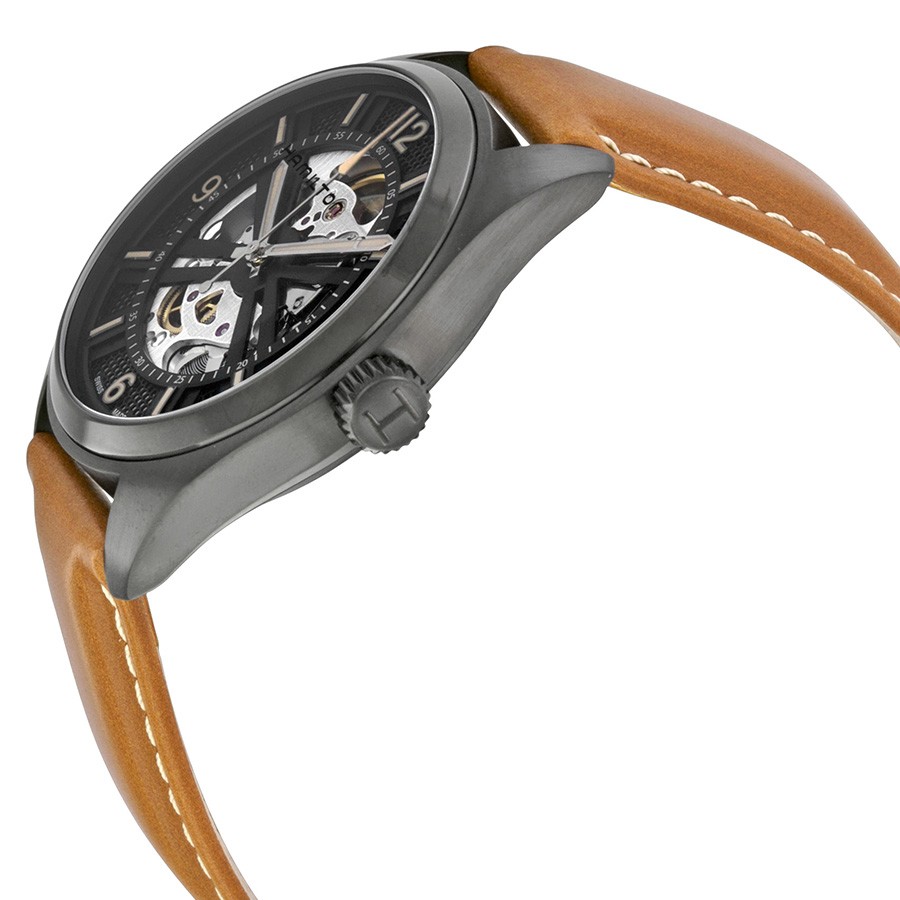 IMG_9085 Hamilton H72585535 Khaki Field Mens Automatic Black PVD Stainless Steel Replica 2