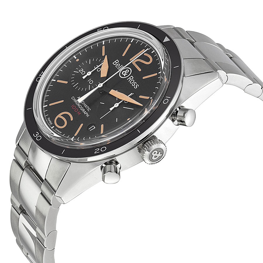 IMG_9085 Bell & Ross BRV126-ST-HER/SST Vintage Mens Hand Wind Stainless Steel Replica 2