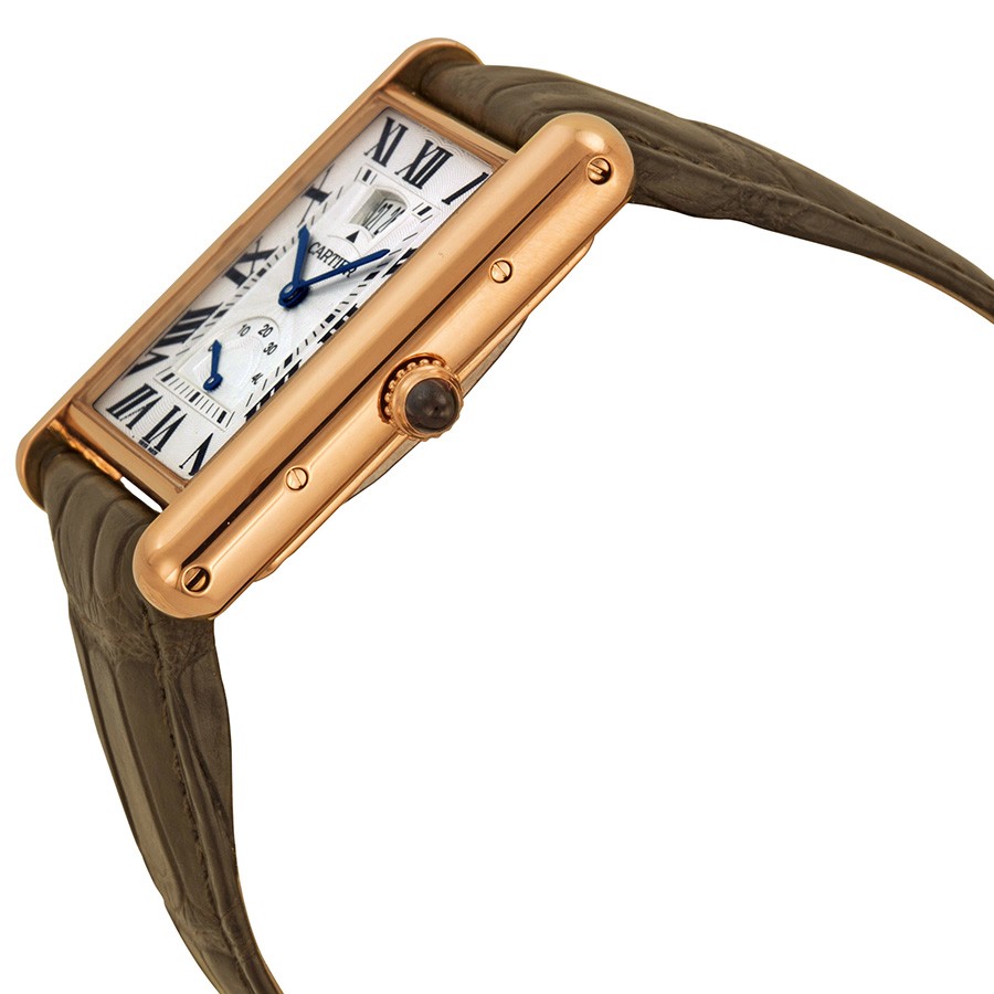 IMG_9085 Cartier W1560003 Tank Mens Hand Wind 18k Rose Gold Replica 2
