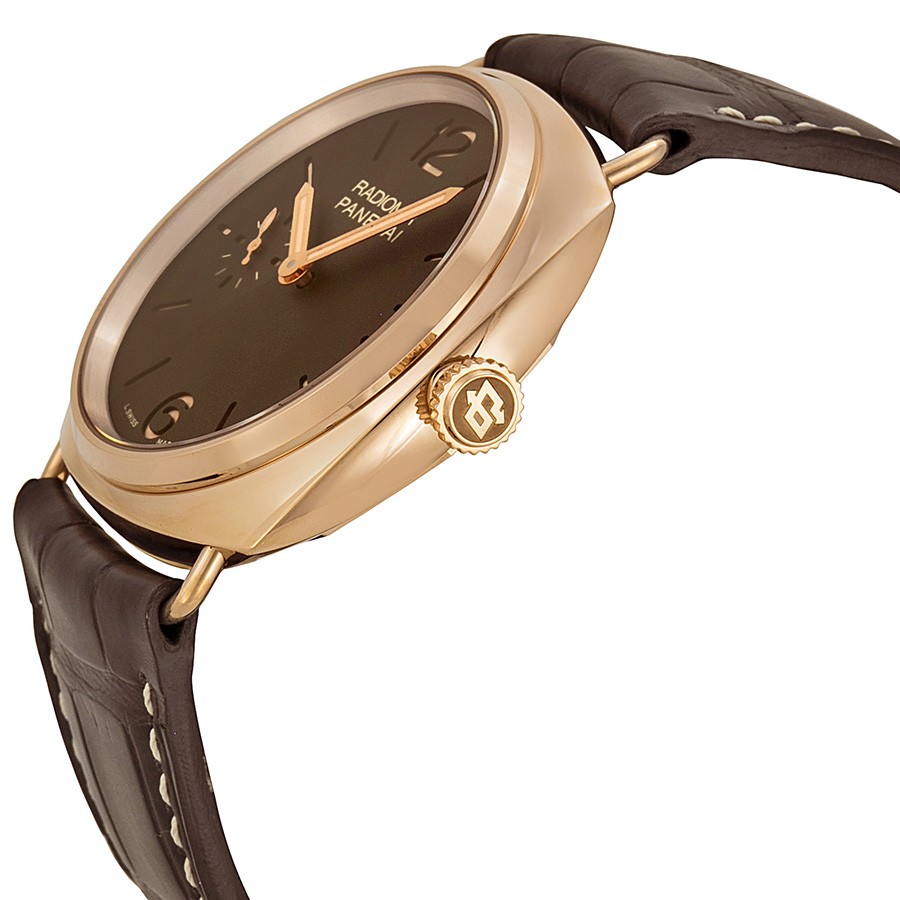 IMG_9085 Panerai PAM00439 Radiomir Mens Hand Wind 18kt Rose Gold Replica 2