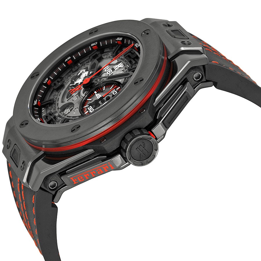 IMG_9085 Hublot 401.CX.0123.VR Mens Automatic Satin-finished black Ceramic Replica 2