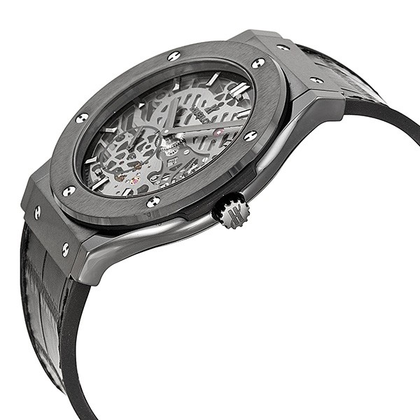 IMG_9085 Hublot 515.CM.0140.LR Classic Fusion Mens Automatic Black Ceramic Replica 2