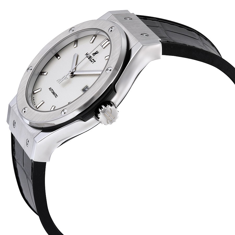 IMG_9085 Hublot 542.NX.2611.LR Classic Fusion Mens Automatic Polished and Satin-Finish Titanium Replica 2