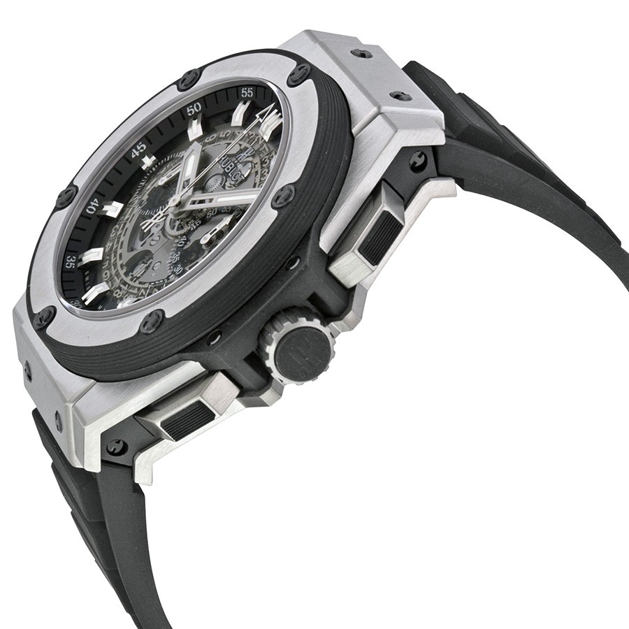 IMG_9085 Hublot 701.NX.0170.RX King Power Mens Automatic Satin Finish Titanium Replica 2