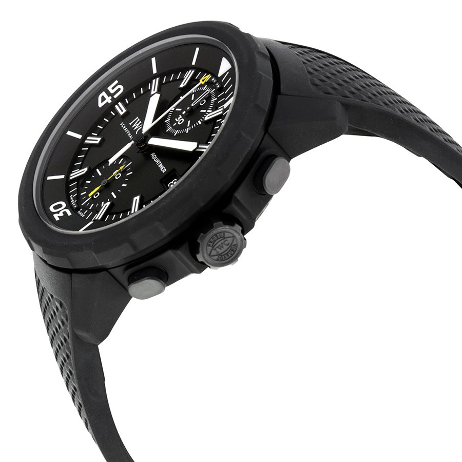 IMG_9085 IWC IW379502 Mens Automatic Rubber Coated Stainless Steel Replica 2