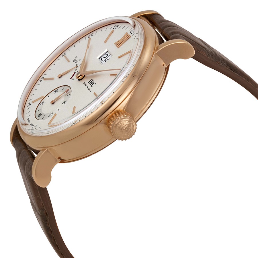 IMG_9085 IWC IW516102 Mens Hand Wind 18kt Rose Gold Replica 2