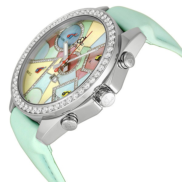 IMG_9085 Jacob Co. JC118DA Five Time Zone Unisex Quartz Stainless Steel Replica 2
