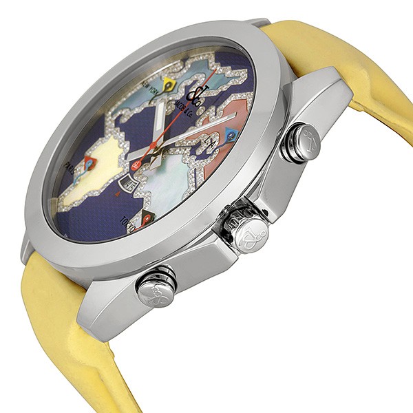 IMG_9085 Jacob Co. JC124 Five Time Zone Mens Quartz Stainless Steel Replica 2
