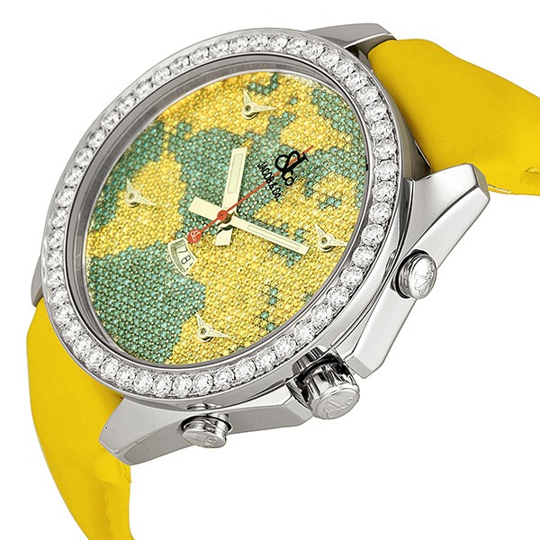 IMG_9085 Jacob Co. JC47YB Five Time Zone Unisex Quartz Stainless Steel Replica 2