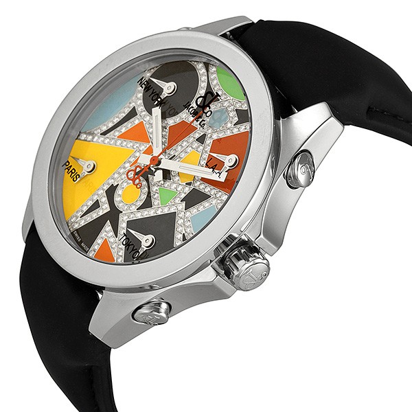 IMG_9085 Jacob Co. JCM115DA Five Time Zone Unisex Quartz Stainless Steel Replica 2