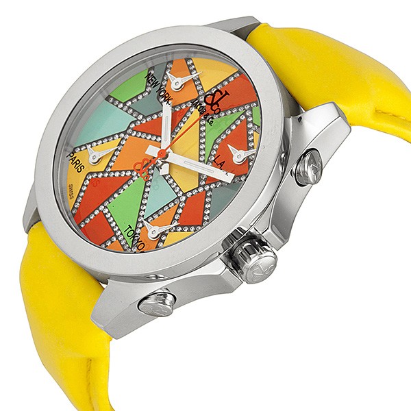 IMG_9085 Jacob Co. JCM117DA Five Time Zone Unisex Quartz Stainless Steel Replica 2
